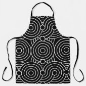 Tablier Cercles hypnotiques Abstraits (Recto)