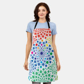 Tablier Cercles Mandala 3 (Porté)