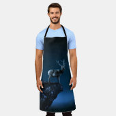 Tablier cerf au clair de lune (Porté)