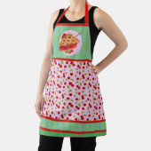 Tablier Cerise Retro Pink Apron (Insitu)
