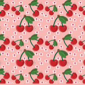 Tablier Cerise sur le dessus