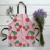 Tablier Cerise sur le dessus