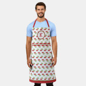 Tablier Cerises Monogrammé (Porté)