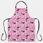 TABLIER CERISIER EN FLEURS - SAKURA (ROSE CLAIR) (Recto)
