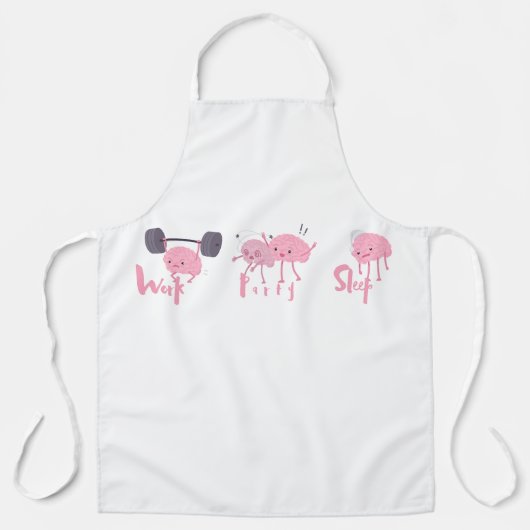 Tablier Cerveau drôle (Recto)