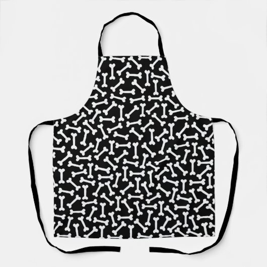 Tablier Ces os (sur fond noir) (Recto)