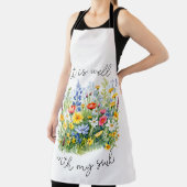 Tablier C'est bien, printemps fleur sauvage chrétien (Insitu)