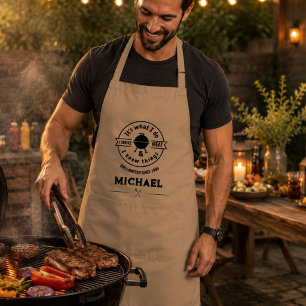 Tablier C'est ce que je fais, je fume de la viande et je s