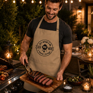 Tablier C'est ce que je fais, je fume de la viande et je s