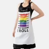 Tablier C'est comme ça que je roule - LGBTIQ drapeaux coul (Insitu)