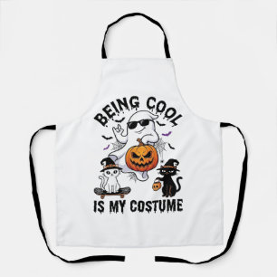 Tablier C'est Cool C'est Costume Halloween Fantôme Citroui