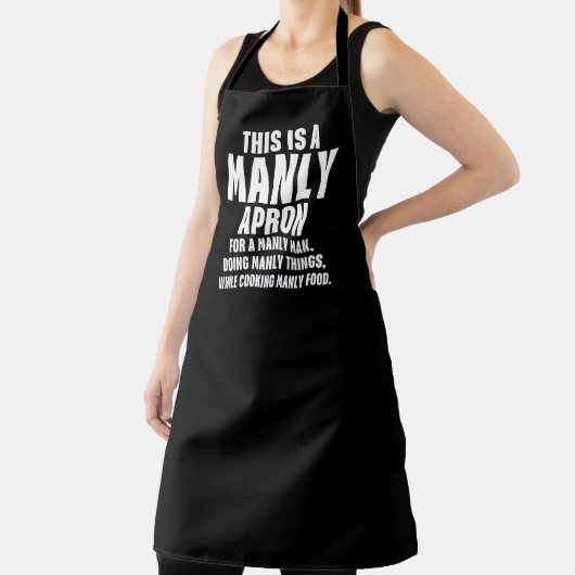 Tablier C'Est Drôle Pour Manly Apron (Insitu)