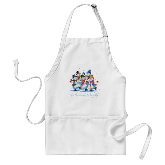 Tablier C'est la saison d'être joyeux Danse joyeuse des bo (Devant)