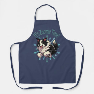 Tablier C'est le temps Zoomie Border Collie