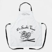 Tablier C'est l'heure des sushis, Sushi (Recto)