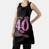 Tablier C'est ma reine du 40e anniversaire (Insitu)