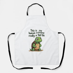 Tablier C'est Mon Costume D'humain Je Suis Vraiment Un T-S