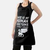 Tablier C'est mon costume humain Je suis vraiment un T-Shi (Insitu)