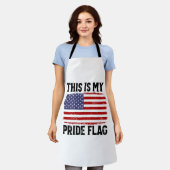 Tablier C'Est Mon Drapeau De Fierté Drapeau US, 4 juillet (Porté)