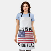 Tablier C'Est Mon Drapeau De Fierté USA (Porté)