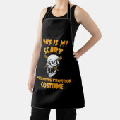 Tablier C'Est Mon PROFESSEUR COMPTABLE Halloween effrayant (Insitu)