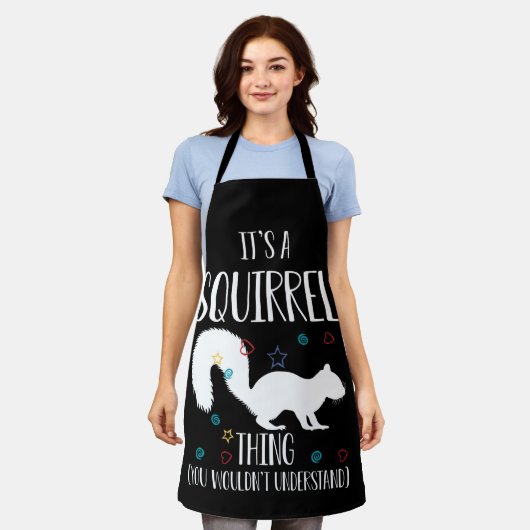 Tablier C'est un écureuil que vous ne comprendriez pas (Porté)