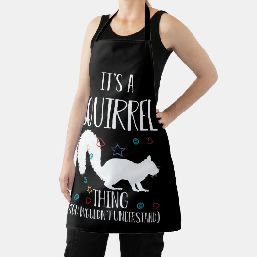 Tablier C'est un écureuil que vous ne comprendriez pas (Insitu)
