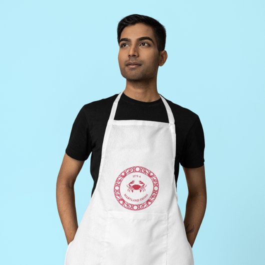 TABLIER C'EST UNE CHOSE DE MARYLAND (CRABS)