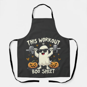 Tablier Cet Exercice Est Boo Sheet Éffrayant Halloween Fit