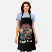 Tablier Cette dame aux chats sans enfants vote Kamala (Porté)