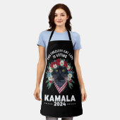Tablier Cette Femme-Chat Sans Enfant Vote Kamala (Porté)