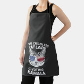 Tablier Cette Femme Sans Enfant Vote L'Élection De Kamala (Insitu)