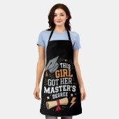 Tablier Cette fille a obtenu son diplôme de master (Porté)