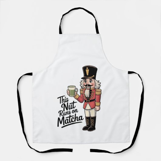 Tablier Cette noix tourne sur Matcha Christmas Nutcracker (Recto)