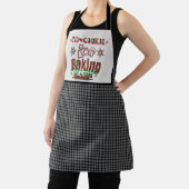 Tablier Cette saison de cuisson de biscuits À damiers noir (Insitu)