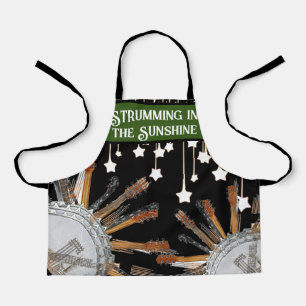 TABLIER CHAÎNES DE GUITARE AU SOLEIL