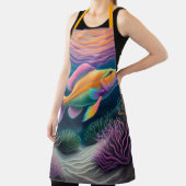 Tablier Chalk coloré Dessin Poisson de récif (Insitu)