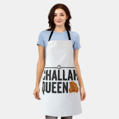 Tablier Challah Queen Funny Hanoukka Jewish Holiday Cadeau (Porté)