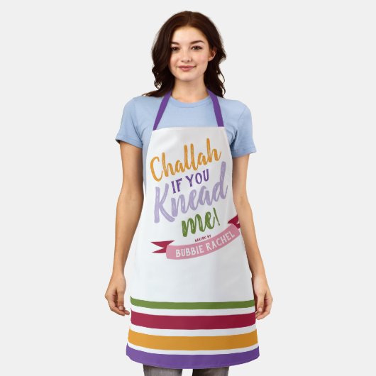 Tablier Challah si vous me connaissez Apron (Porté)