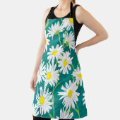 Tablier Chamomile Turquoise : Illustration Florale Sans Me (Insitu)