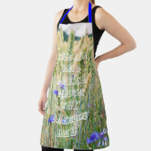 Tablier Champ de blé d'été avec fleurs de maïs (Insitu)