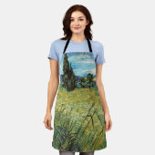 Tablier Champ de blé vert Vincent van Gogh (Porté)