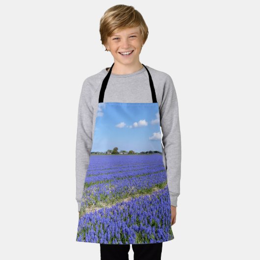 Tablier Champ de Hyacinthes (Porté)