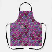 Tablier Champ de tulipe pourpre (Recto)