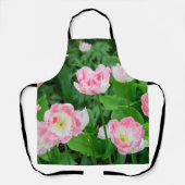 Tablier Champ de tulipes roses (Recto)
