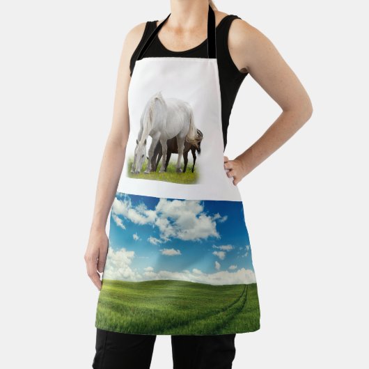 Tablier Champ Et Cheval (Insitu)