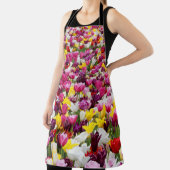 Tablier champ plein de tulipes (Insitu)