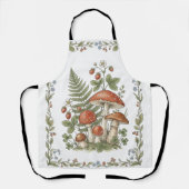 Tablier Champignon des Bois & Fraise (Recto)