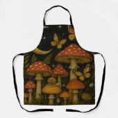 Tablier Champignons au clair de lune (Recto)