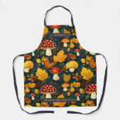 Tablier Champignons d'automne et Feuilles - Nature Love Co (Recto)